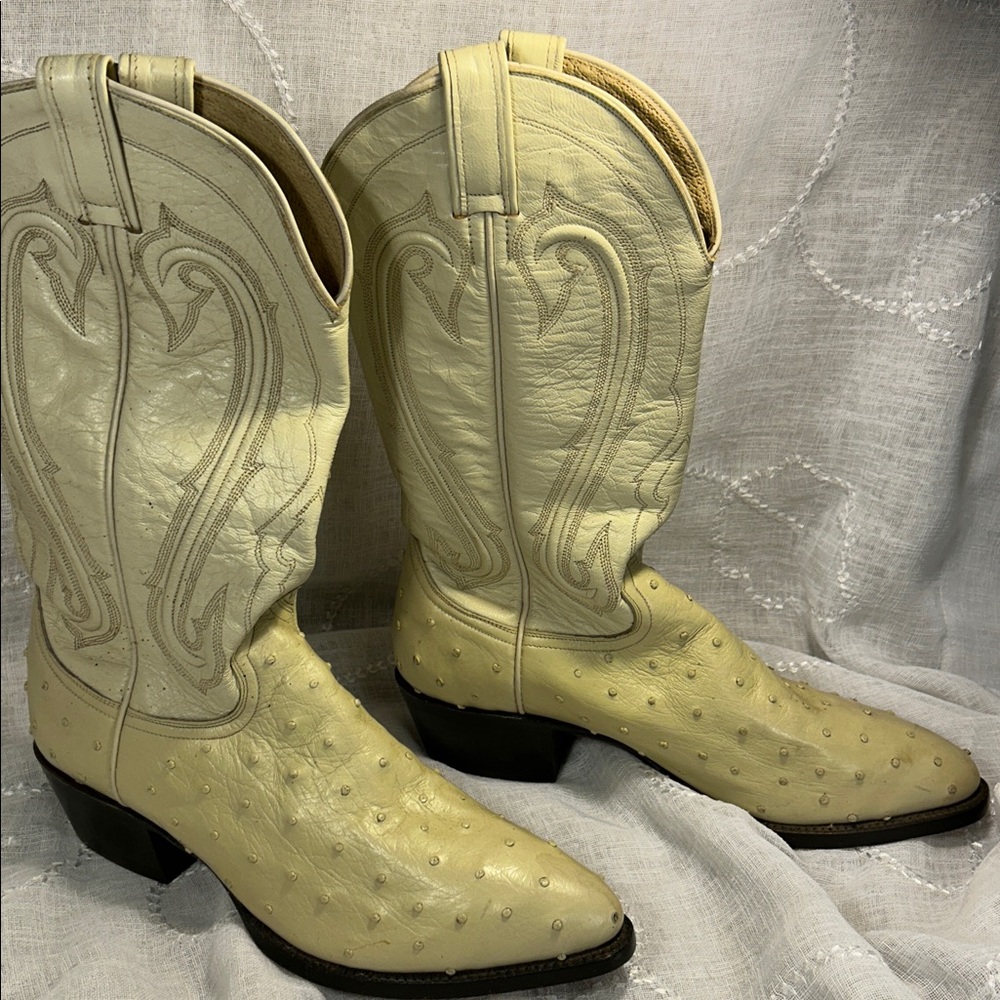 NWOT Durango ostrich cowboy boots handcrafted in Mexico - Picture 3 of 16